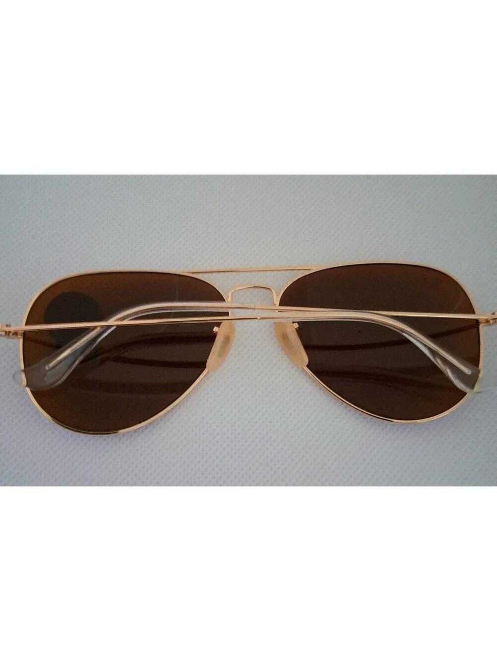 NEW Ray Ban RB3025 58mm Aviator Aqua Blue Lens Gold Frame Sunglasses